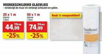 Hubo Voorgeschilderd glasvlies aanbieding
