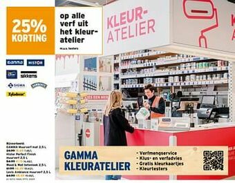 GAMMA Gamma muurverf mat aanbieding