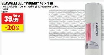 Hubo Glasweefsel promo aanbieding