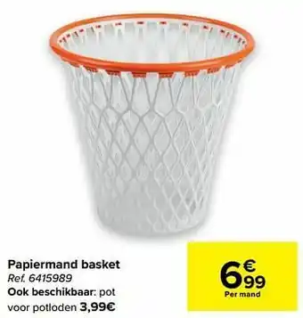 Papiermand basket