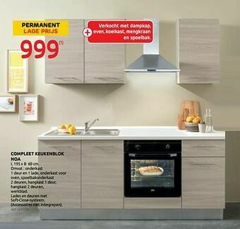 Brico Compleet keukenblok noa aanbieding