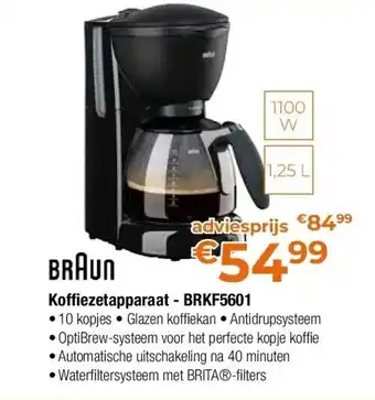 Koffiezetapparaat - brkf5601