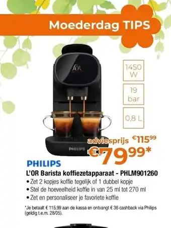 L’or barista koffiezetapparaat - phlm901260