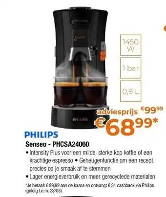 Expert Senseo - phcsa24060 aanbieding