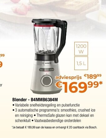 Expert Blender - b4mmb6384m aanbieding
