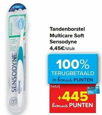 Carrefour Tandenborstel multicare soft sensodyne aanbieding