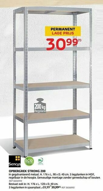 Brico Opbergrek strong 200 aanbieding