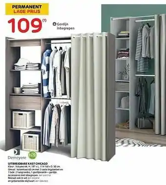 Brico Uitbreidbare kast chicago aanbieding