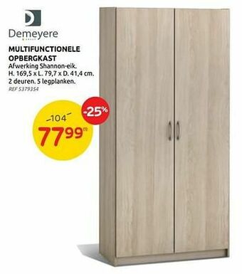 Brico Multifunctionele opbergkast aanbieding