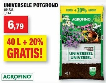 Hubo Universele potgrond aanbieding