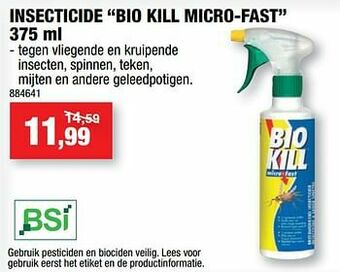 Insecticide bio kill micro-fast