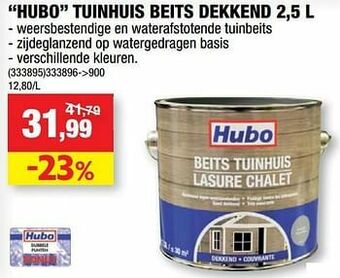 Hubo Hubo tuinhuis beits dekkend aanbieding