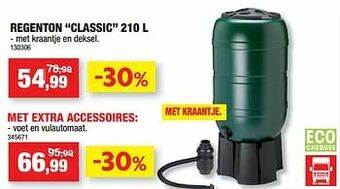 Hubo Regenton classic aanbieding