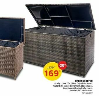 Brico Opbergkoffer aanbieding