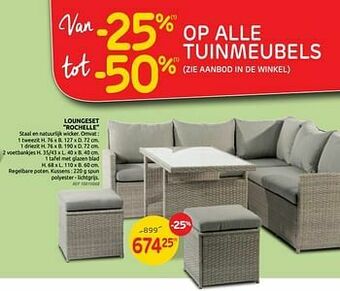 Brico Loungeset rochelle aanbieding