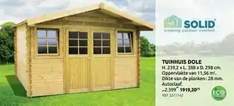 Tuinhuis dole