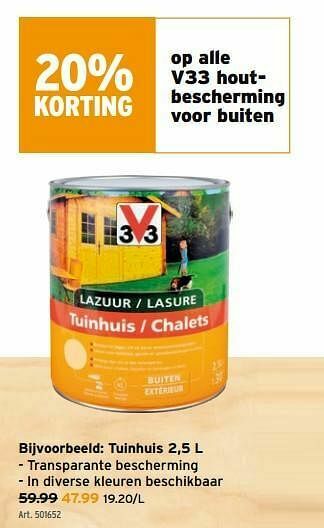 GAMMA Tuinhuis aanbieding
