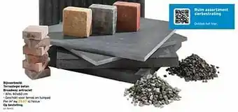 GAMMA Terrastegel beton broadway antraciet aanbieding
