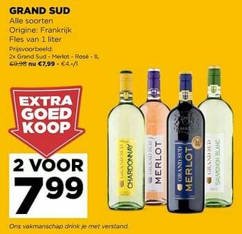 Jumbo Grand sud - merlot - rosé aanbieding