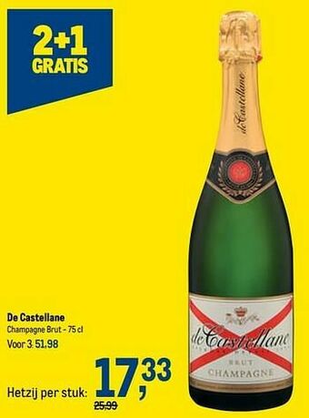 Makro De castellane champagne brut aanbieding