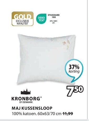 Jysk Maj kussensloop aanbieding
