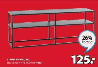 Jysk Virum tv-meubel aanbieding
