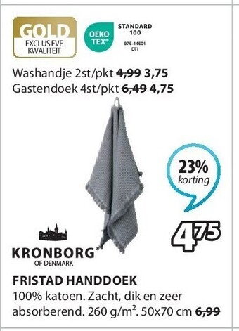 Jysk Fristad handdoek aanbieding