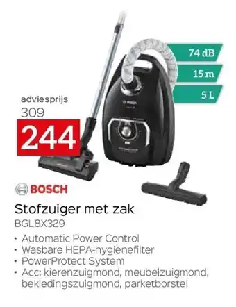 Selexion Stofzuiger met zak bgl8x329 aanbieding