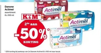 Danone actimel assortiment 8 x 100 ml