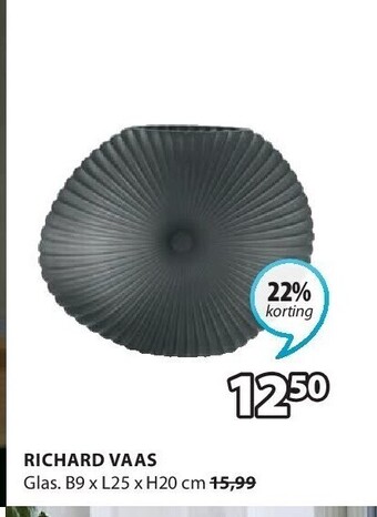 Jysk Richard vaas aanbieding