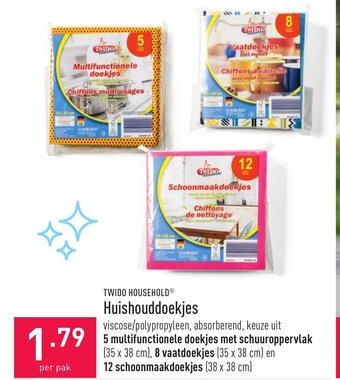ALDI Twido Household Huishouddoekjes aanbieding
