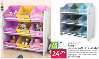 ALDI Home Creation Kids Opbergrek aanbieding