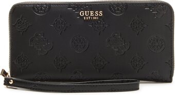 Bol.com Guess dames ritsportemonnee kunstleer - zwart aanbieding
