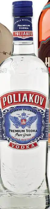 Carrefour Vodka Original Poliakov aanbieding
