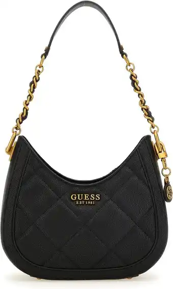 Bol.com Guess abey girlfriend satchel dames schoudertas - zwart aanbieding
