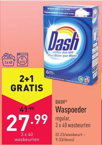 ALDI Dash Waspoeder aanbieding