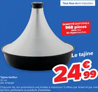 Carrefour Tajine bioflon 32cm aanbieding