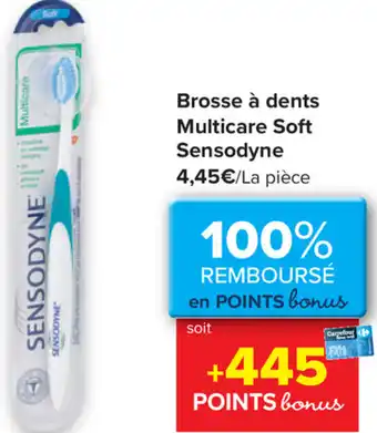 Carrefour Brosse a dents Multicare Soft Sensodyne aanbieding