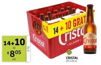 BelBev Cristal aanbieding