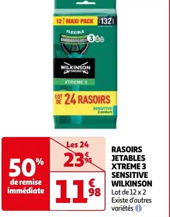 WILKINSON RASOIRS JETABLES XTREME 3 SENSITIVE