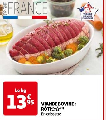 Auchan VIANDE BOVINE: RÔTI aanbieding