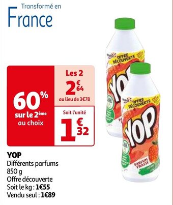 YOP Différents parfums 850 g