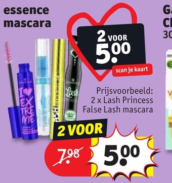Kruidvat essence mascara aanbieding