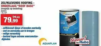 Hubo Zelfklevende roofing - onderlaag roof base aanbieding