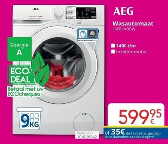 Wasautomaat l6fbi94bbw