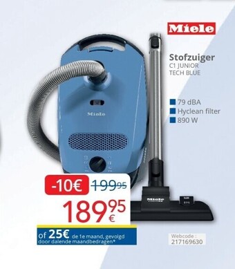 Stofzuiger c1 junior tech blue