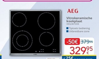 Eldi Vitrokeramische kookplaat hk624010xb aanbieding