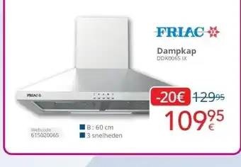 Eldi Dampkap ddk0065 ix aanbieding