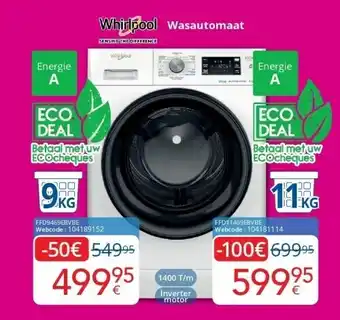 Eldi Wasautomaat 9kg aanbieding