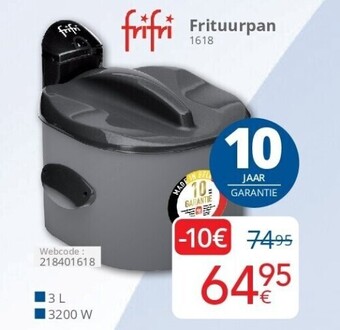 Eldi Frituurpan 1618 aanbieding